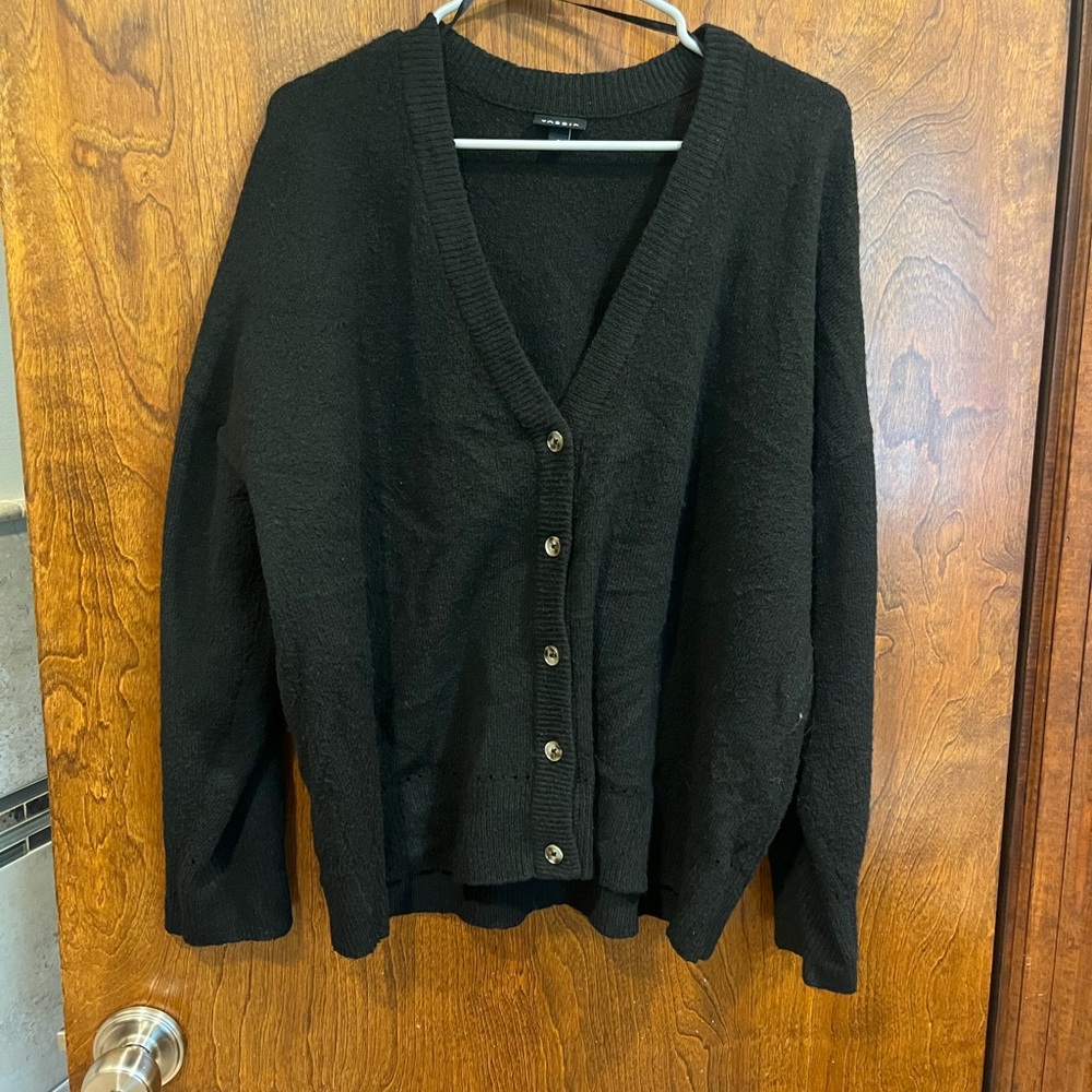 Torrid Black Cardigan Sweater